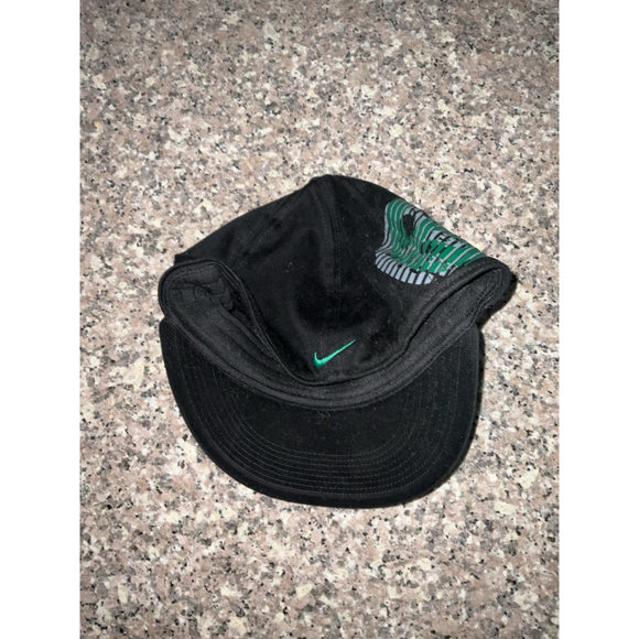 Vintage Nike Skull Embroidered Swoosh Fitted Hat One Size - Picture 4 of 7